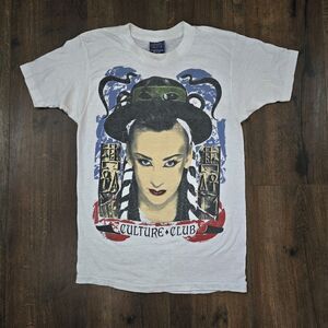 Culture Club 1984 Boy George MED‎ Single Stitch T-Shirt Purchased @ Concert!